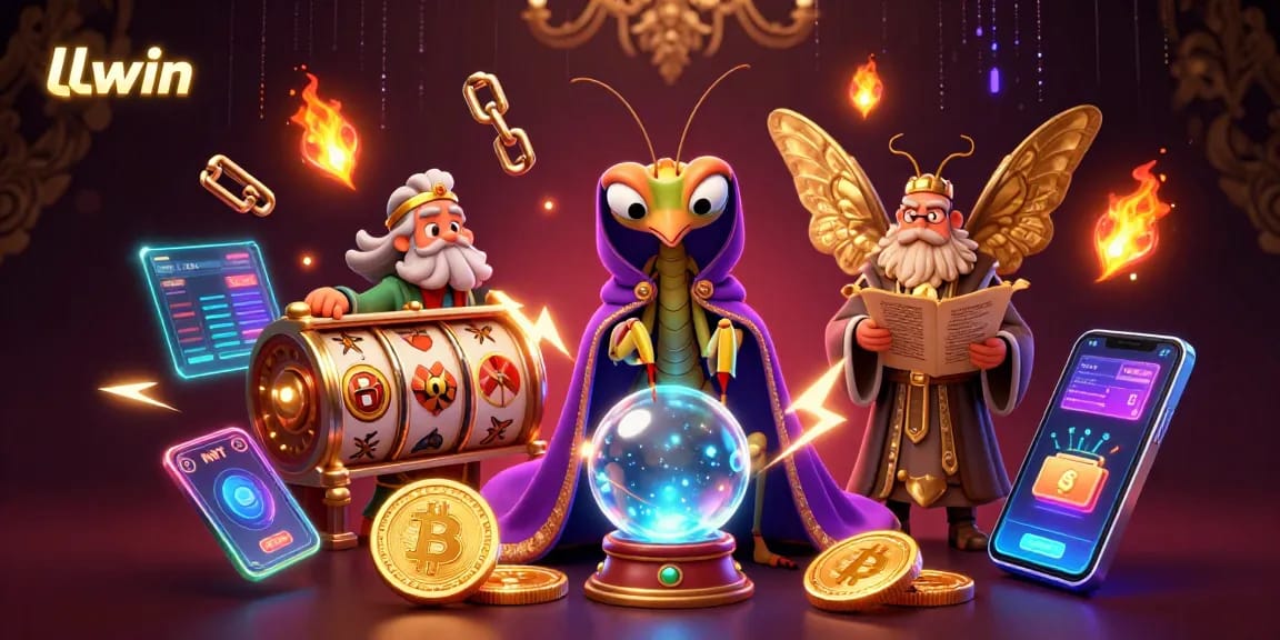 Experience the excitement of LLwin casino with vibrant 3D elements and enchanting characters.