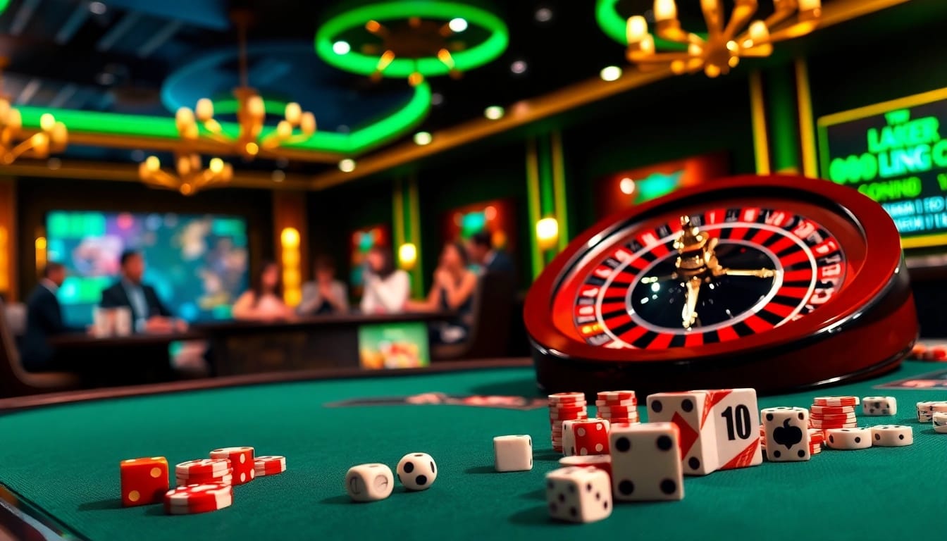 Exciting casino gaming at https://xx88tv.com/ featuring roulette and poker chips.