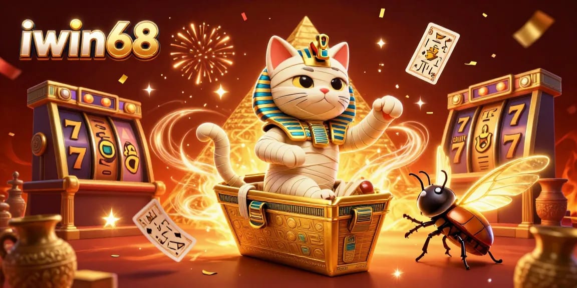 Experience the excitement of iwin68 with a thrilling casino scene showcasing rich 3D characters and captivating elements.