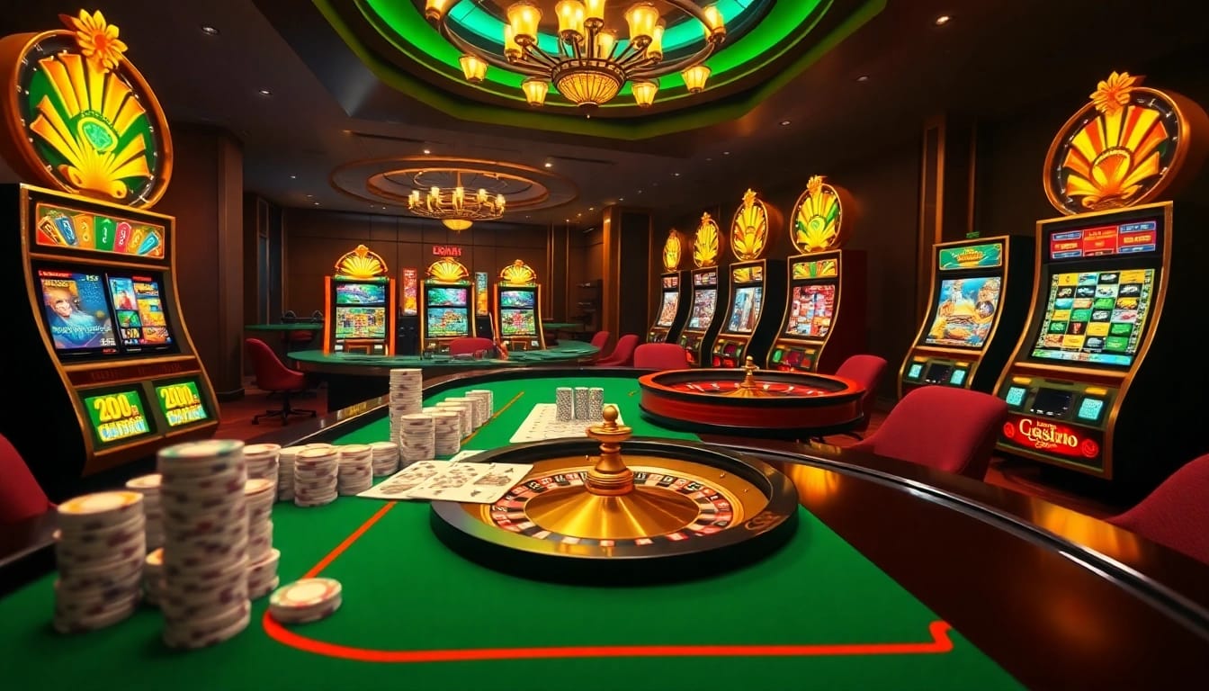 Experience the excitement at เว็บตรง soibet with a vibrant online casino scene featuring live dealer games and slot machines.