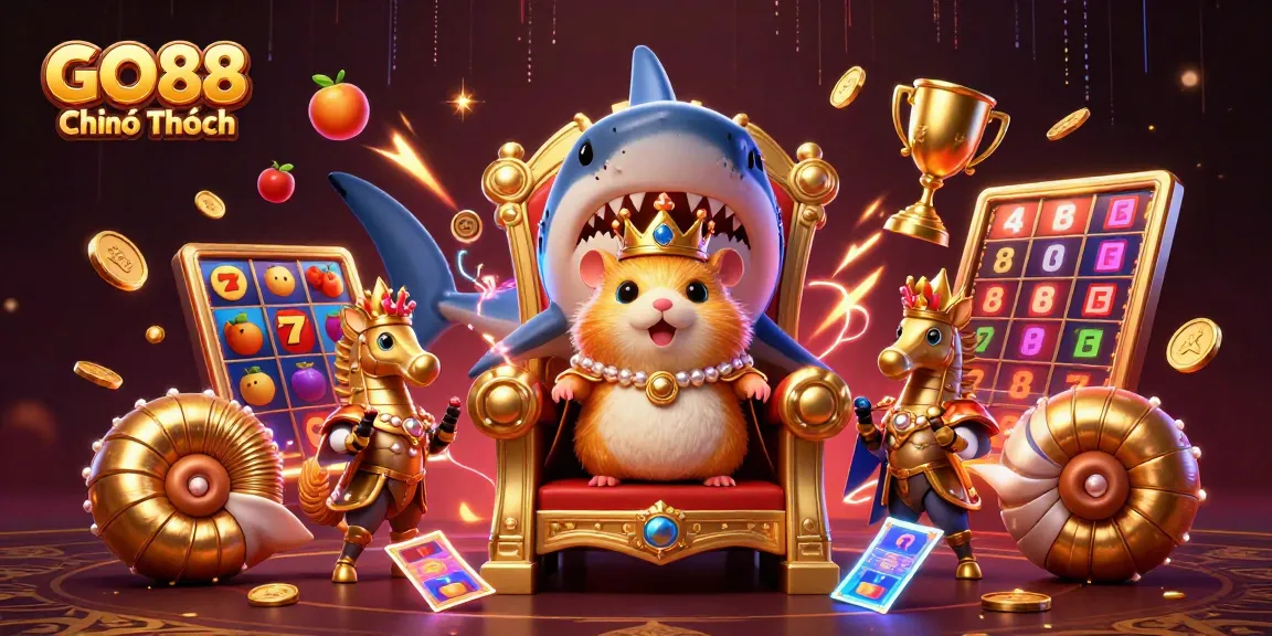 Experience thrilling gameplay with GO88 Chính Thức featuring vibrant slot game elements and a unique royal theme.