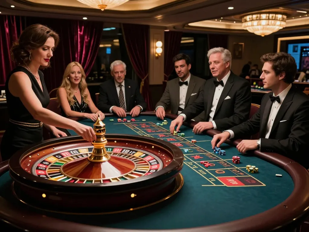 Experience the thrill of roulette at 789 bet casino floor, players engaged in high-stakes bets