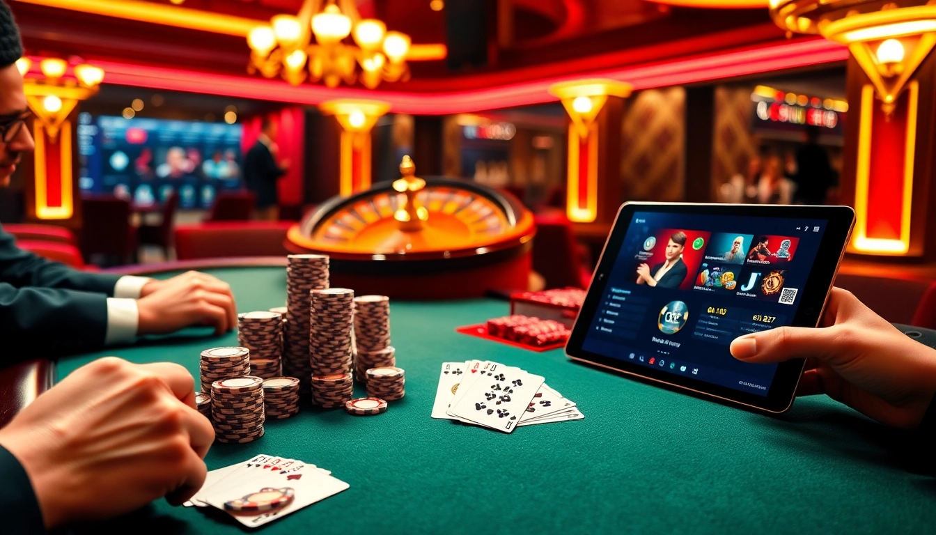 Engage in thrilling play at e2bet with vibrant poker tables and winning cards.