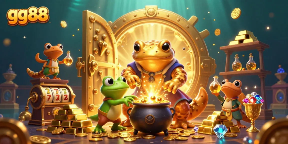 Experience winning strategies at gg88 with vibrant 3D cartoon characters and rich casino elements.