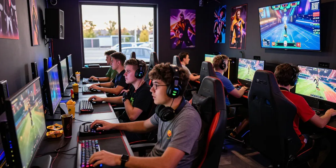Exciting gaming experience at https://hm88.cafe/ with friends and high-end setups