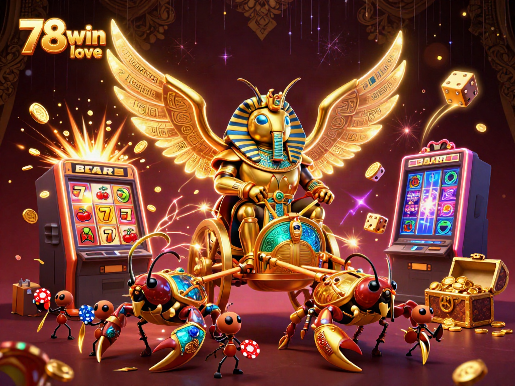 Engage in thrilling gaming at 78win love with vibrant 3D casino characters and dynamic game elements.