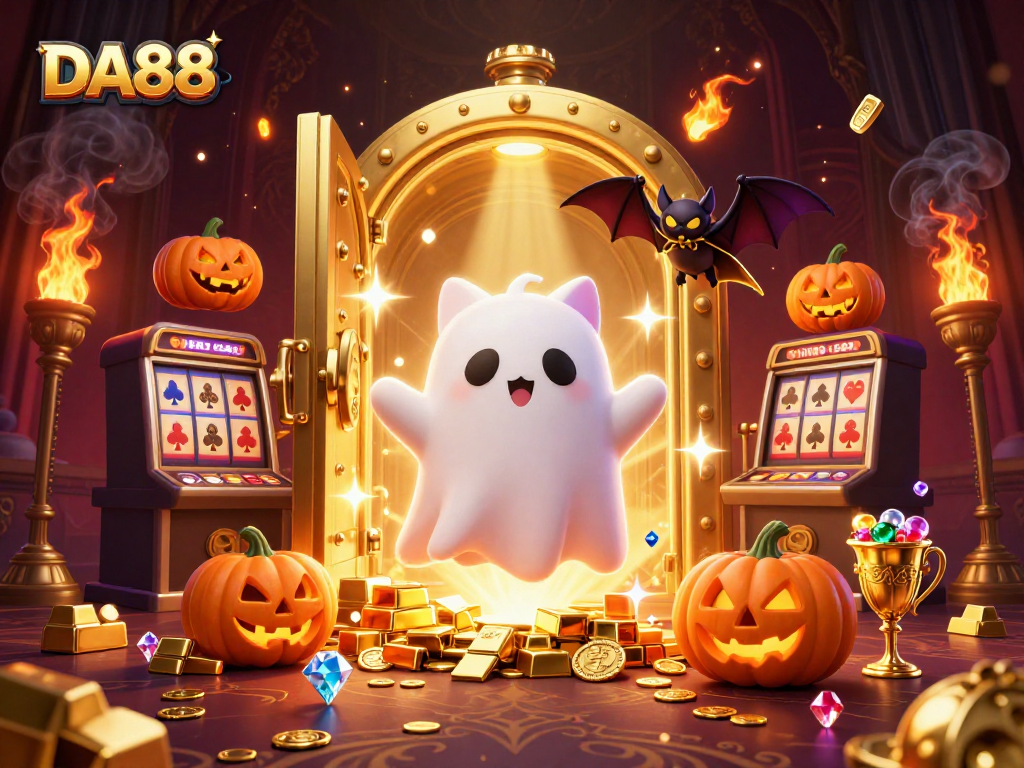 Experience gaming thrills at DA88 with its captivating haunted casino atmosphere and rich treasure.