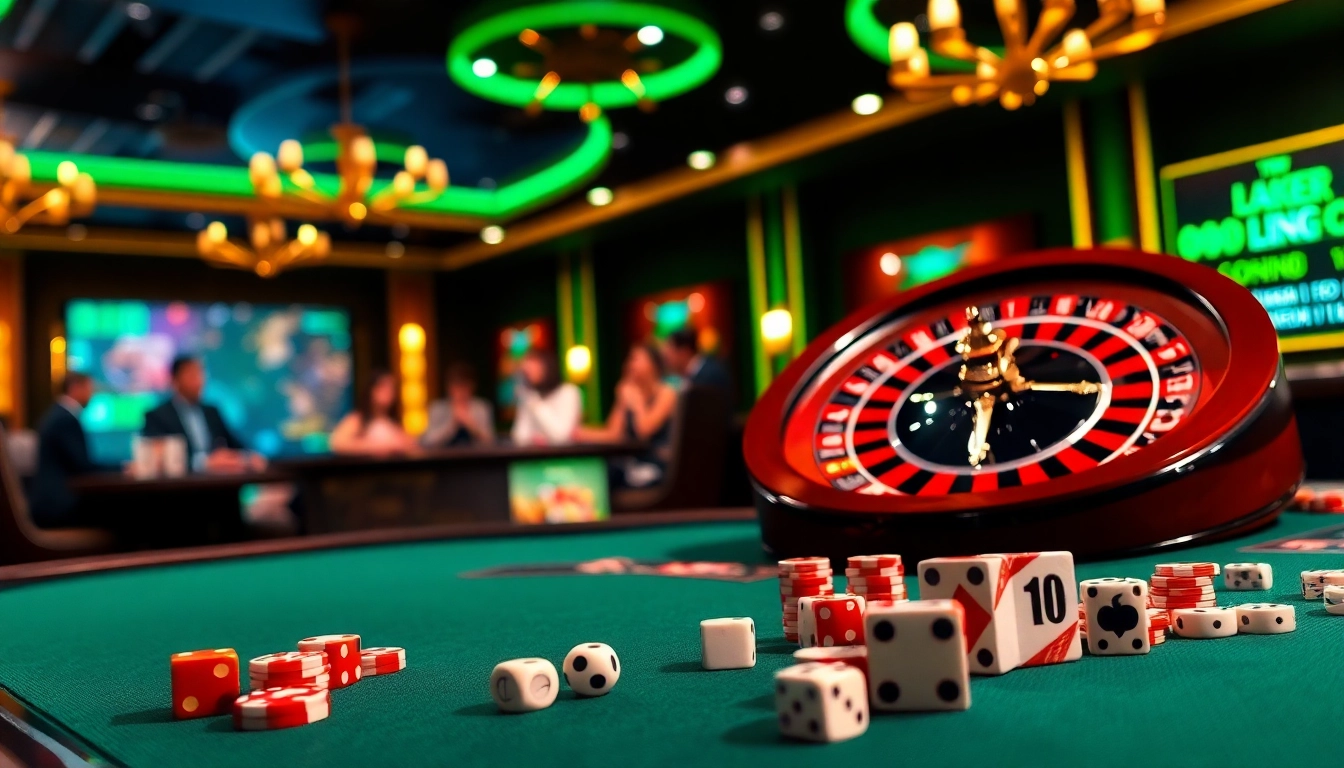 Exciting casino gaming at https://xx88tv.com/ featuring roulette and poker chips.