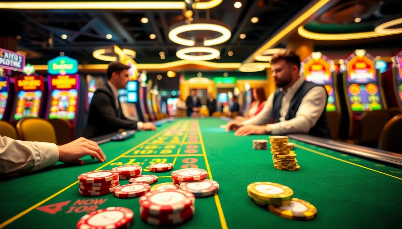 Neue casino bonus ohne einzahlung betont an einem lebhaften Casino-Spieltisch mit freundlichem Dealer.