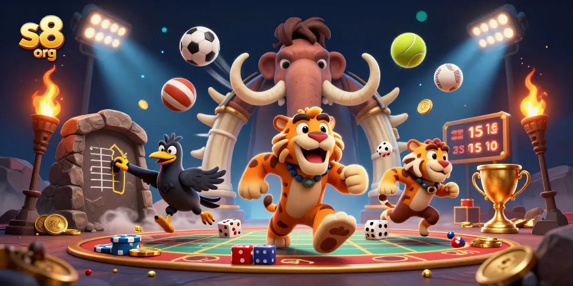 Experience the thrilling games at s8 org with unique prehistoric casino elements and sports action.