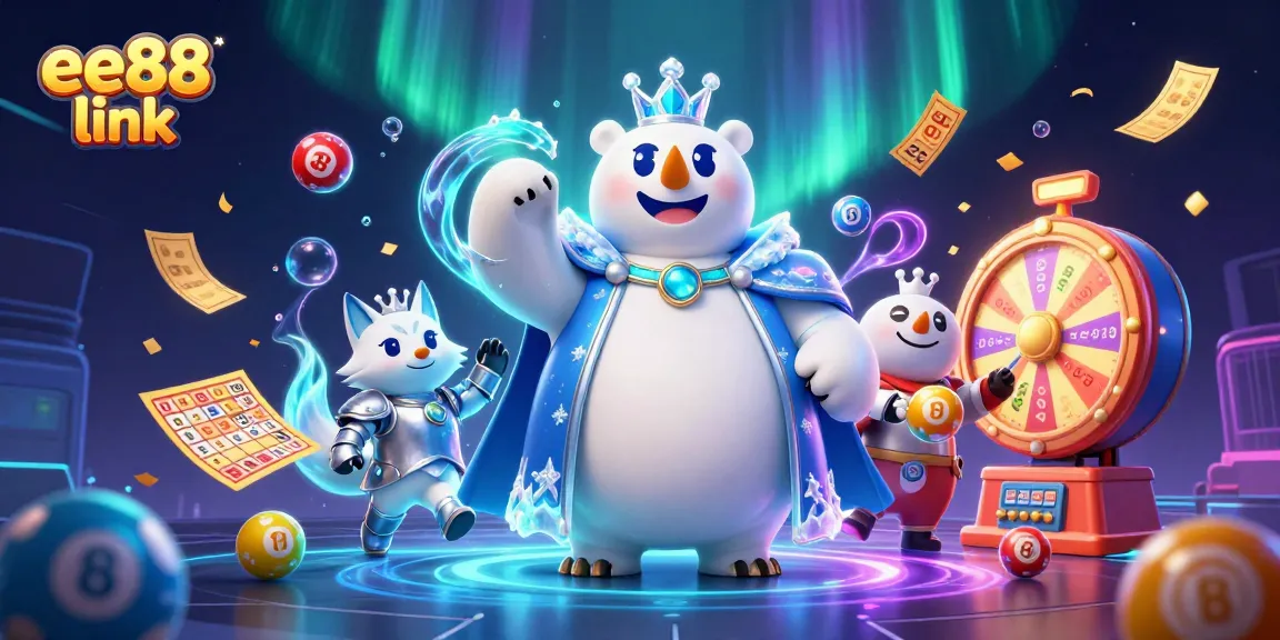 Play exciting games at ee88 link with colorful lottery balls and dynamic casino elements.
