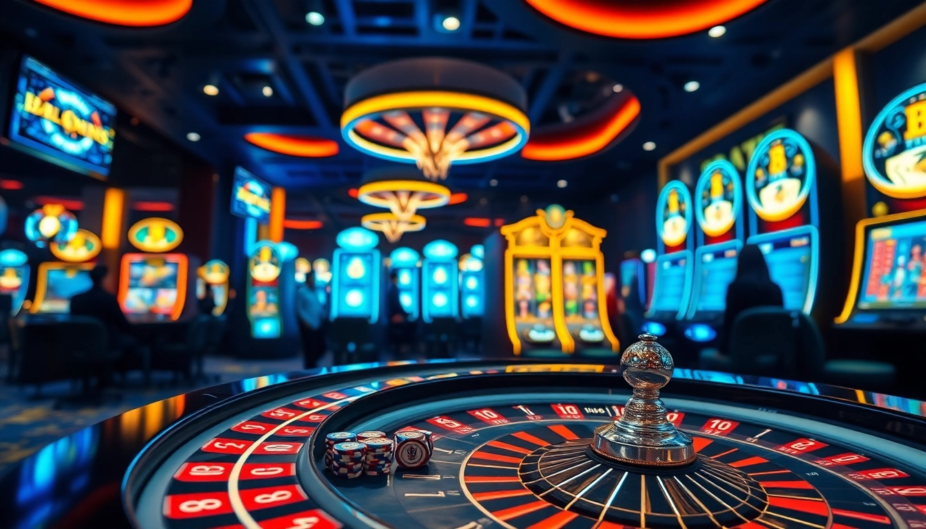 Jouer dans un casino cripto usdt avec des machines à sous numériques et un croupier à la roulette.