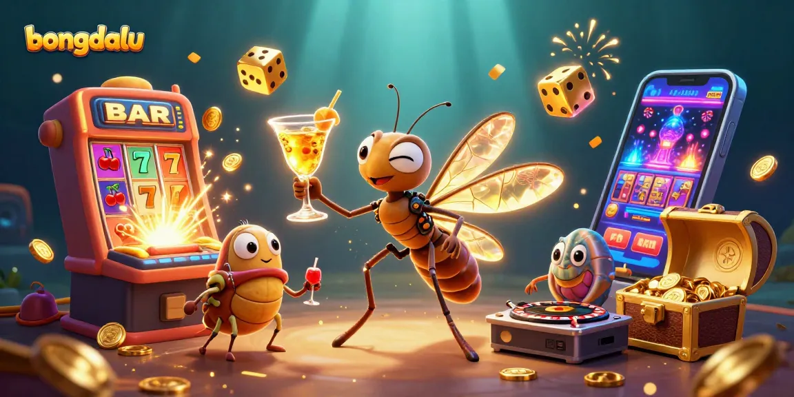 Experience exciting sports betting with Bongdalu's animated casino scene featuring unique characters and a dynamic atmosphere.