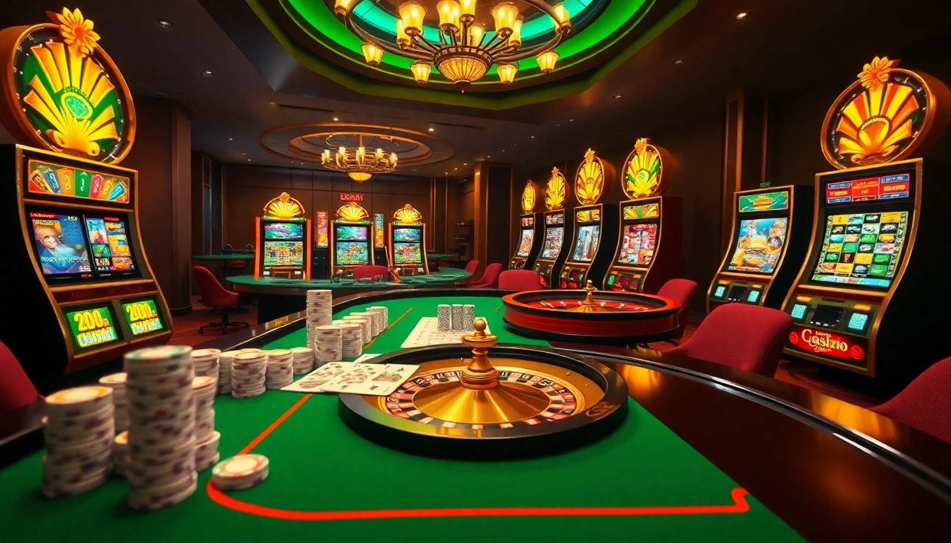 Experience the excitement at เว็บตรง soibet with a vibrant online casino scene featuring live dealer games and slot machines.