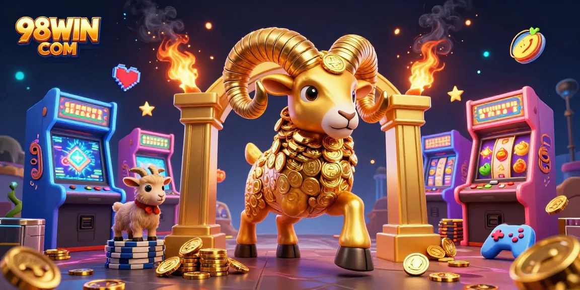 Engage with thrilling slot adventures at 98WIN COM featuring golden gaming elements and dynamic visuals.
