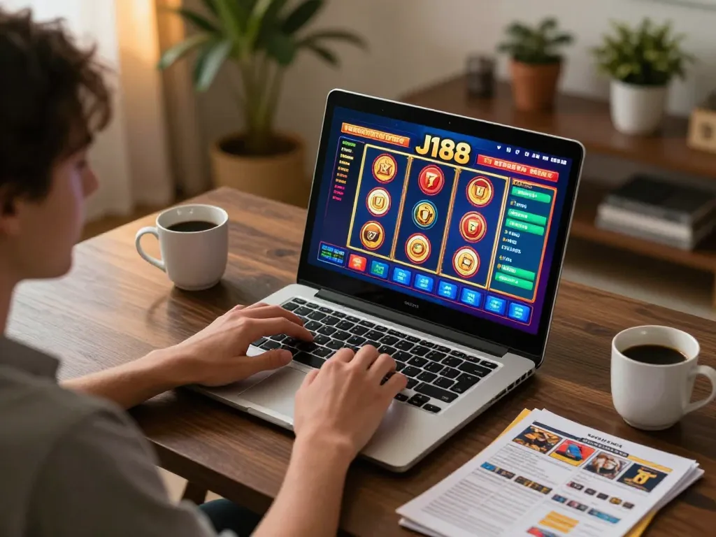 Engaging online gaming experience at j188 with colorful games and strategic elements