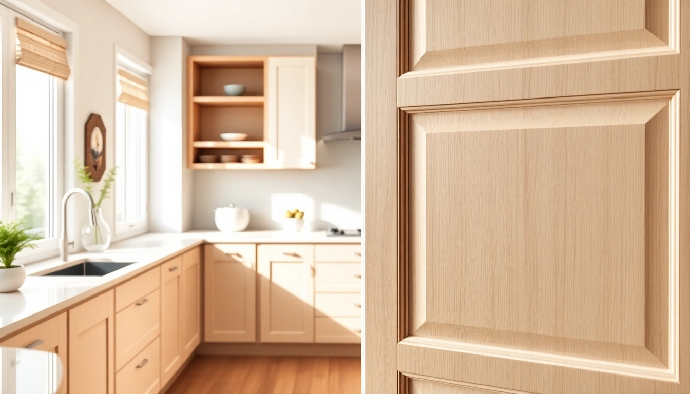 Beautiful cabinet refacing in Largo FL showcasing a polished kitchen with modern aesthetics.