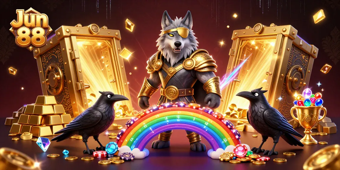Play big with Jun 88 while enjoying a vibrant 3D casino-themed scene full of excitement.