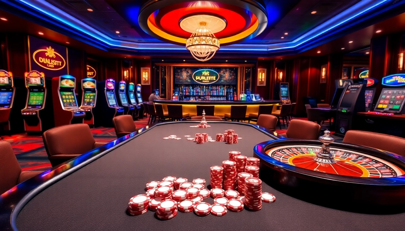Experience excitement at https://cm88bet.us/casino-cm88/ with luxurious gaming tables and vibrant poker chips.