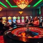 Players enjoying a luxurious gaming experience at https://88vn.cn.com/, with roulette and slot machines in focus.