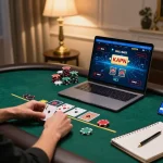 LC88 user engaging in live dealer blackjack during an exciting online gaming session