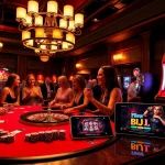 Engaging casino scene highlighting poker and slots at https://www.bdjl.win/, capturing the excitement of gambling.