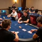 Engaging online gaming experience at trang chủ go8 with players focused on poker action.