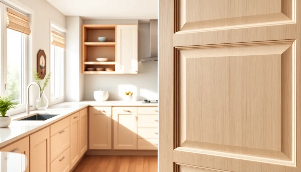 Beautiful cabinet refacing in Largo FL showcasing a polished kitchen with modern aesthetics.