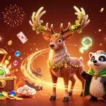 Experience thrilling gameplay at trang chá»§ 555WIN with a colorful casino-themed illustration.