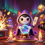 x88 casino welcomes players with a vibrant scene featuring mystical characters and exciting game elements.