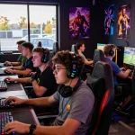 Exciting gaming experience at https://hm88.cafe/ with friends and high-end setups