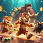Engage in thrilling slots action at tg88 with vibrant 3D casino illustration showcasing dynamic gameplay
