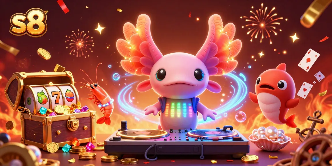 Experience vibrant action as players engage with s8's thrilling casino games and rewards.