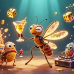 Experience exciting sports betting with Bongdalu's animated casino scene featuring unique characters and a dynamic atmosphere.