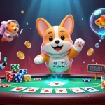 Experience sunwin’s thrilling casino adventure with a floating corgi and imaginative game elements.